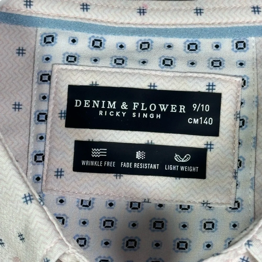 Denim & Flower elegant white